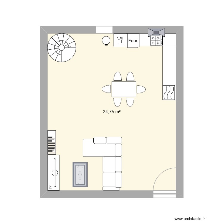 etage 1. Plan de 0 pièce et 0 m2