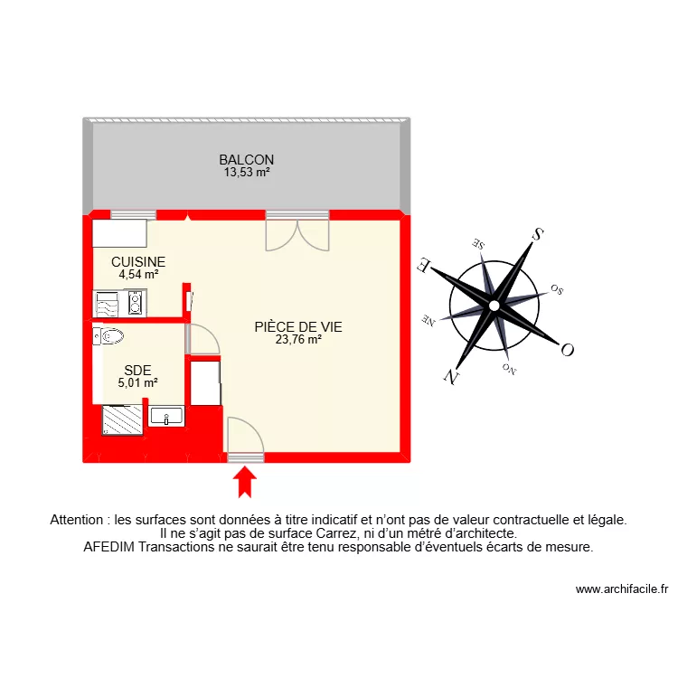 BI 36104. Plan de 8  et 48 m²