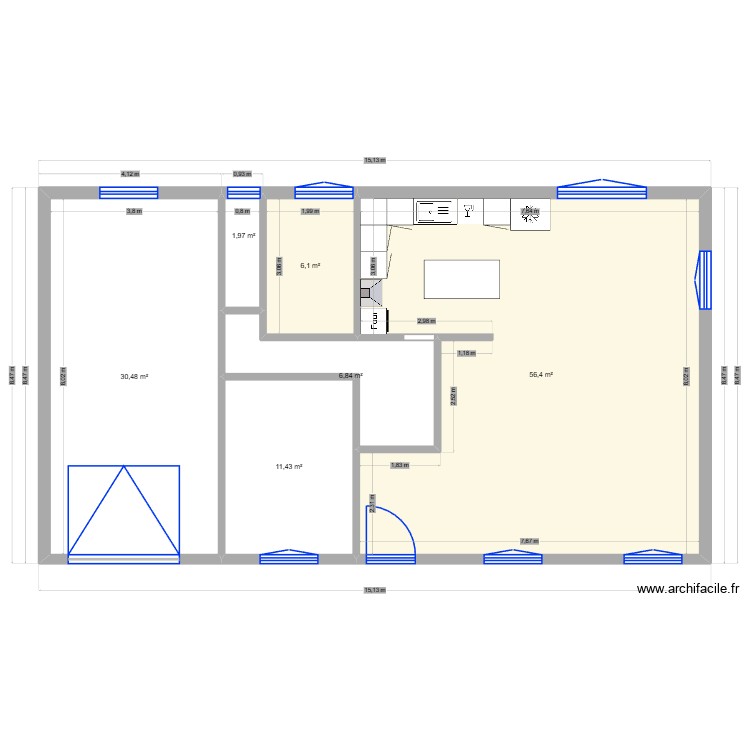 projet 1. Plan de 0 pièce et 0 m2