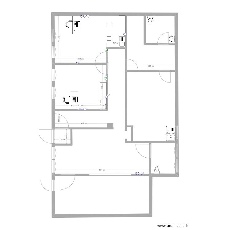 HDP. Plan de 0 pièce et 0 m2