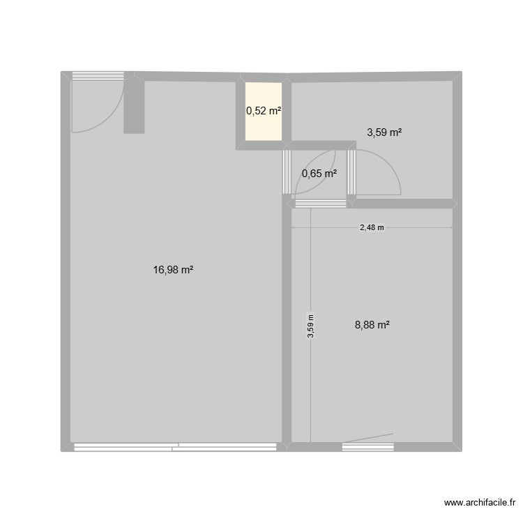 villers. Plan de 0 pièce et 0 m2