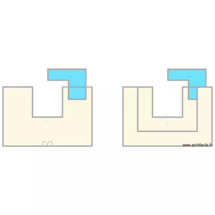 Hbff. Plan de 7 pièces et 1037 m²