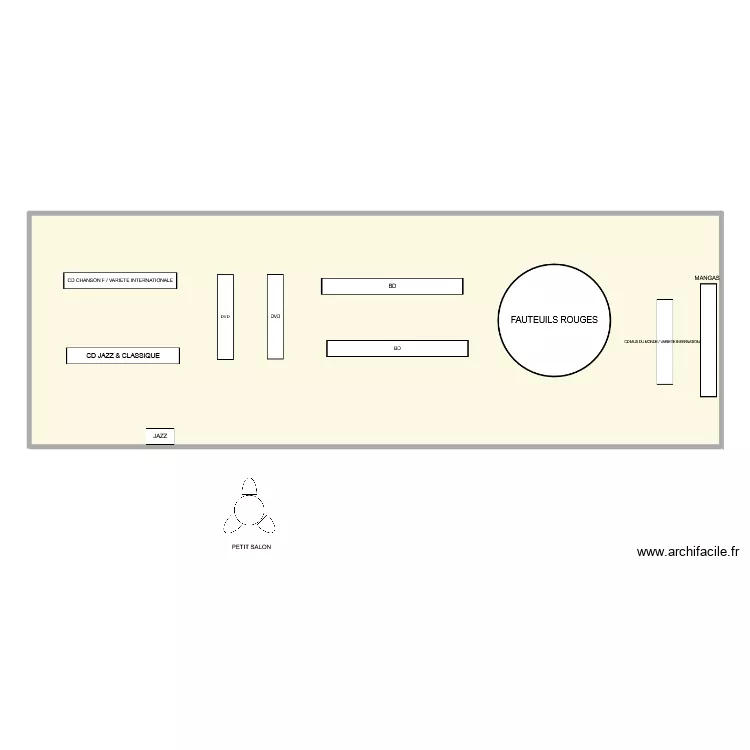 espace cm modifi&eacute;. Plan de 1  et 191 m²