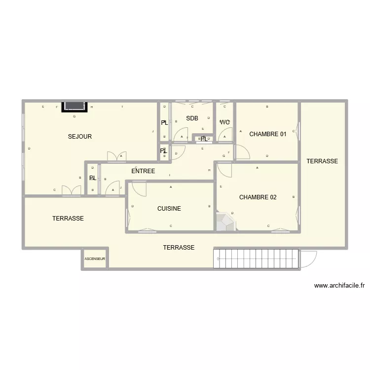 PLAN MAISON 1 ER PLB. Plan de 