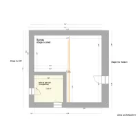 bureau &eacute;tage plan masse.