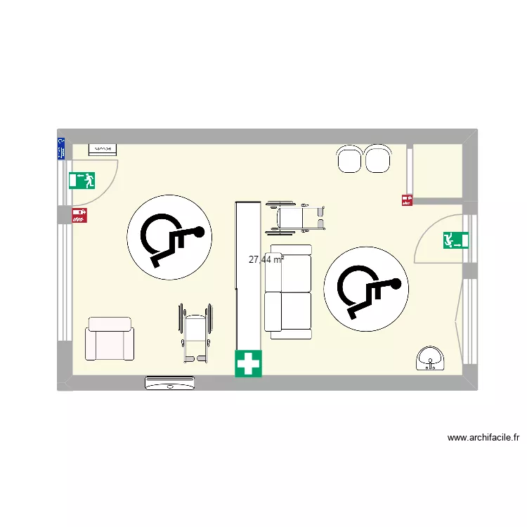 BARBER GOURNAY. Plan de 1 et 27 m² BARBER GOURNAY. Plan de 1 et 27 m²