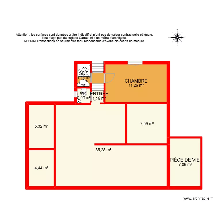 BI 35863. Plan de 20  et 198 m²