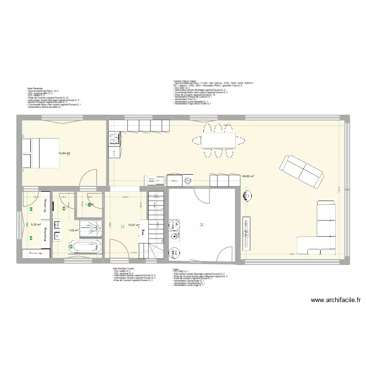 Projet RDC Ampere Electricité. Plan de Projet RDC Ampere Electricité. Plan de