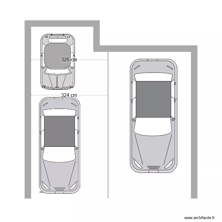 GARAGE PIE. Plan de 