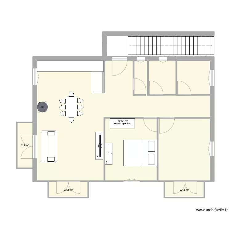 maison CONTES EXISTANT GRAND SALON. ++++. Plan de 