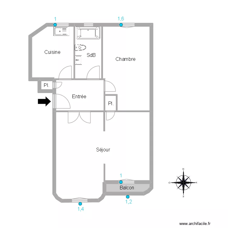 51683 CASTA. Plan de 7 et 65 m² 51683 CASTA. Plan de 7 et 65 m²