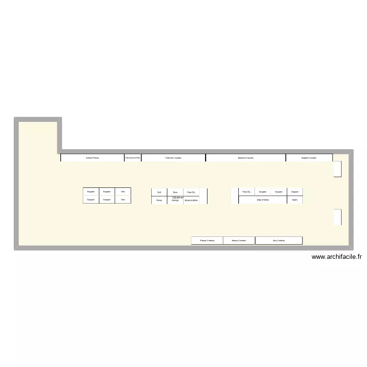Jodoigne 2026. Plan de 1  et 123 m²