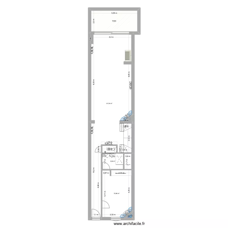 ALSACE. Plan de 8 pièces et 96 m² ALSACE. Plan de 8 pièces et 96 m²