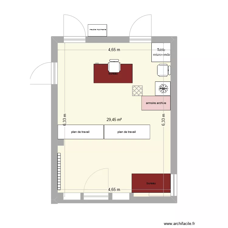 poste police. Plan de 