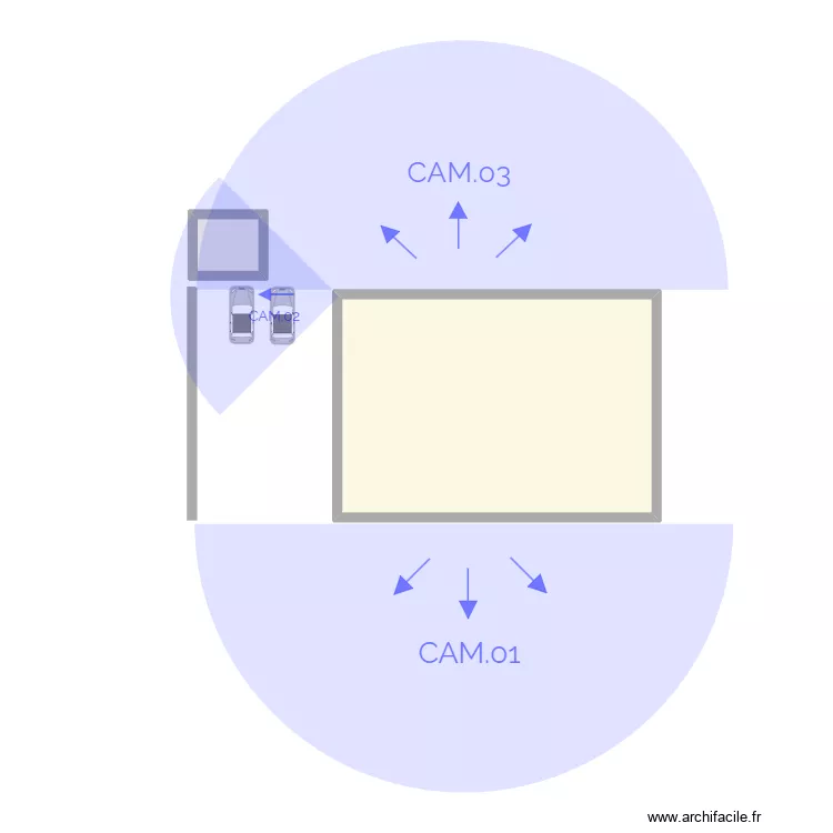 PLAN ALEMANNO. Plan de 2  et 45 m²