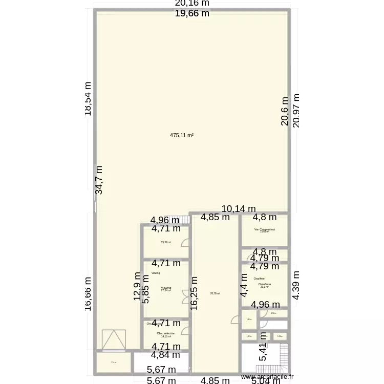 2026-10-11 37 RDC. Plan de 15 Pièces et 684 m² 2026-10-11 37 RDC. Plan de 15 Pièces et 684 m²