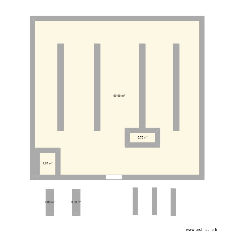 astuce color. Plan de 0 pièce et 0 m2