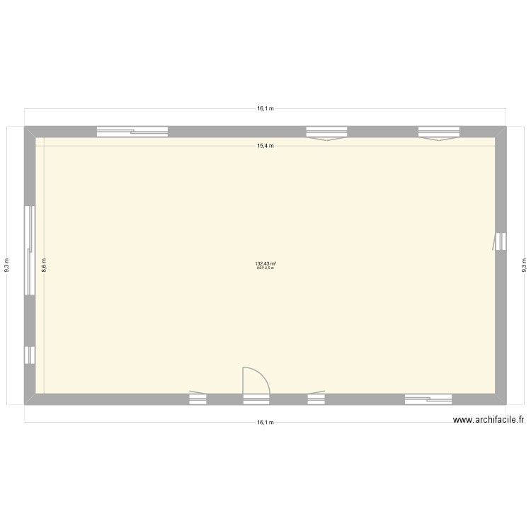 MENUISERIE. Plan de 1 pièce et 132 m2