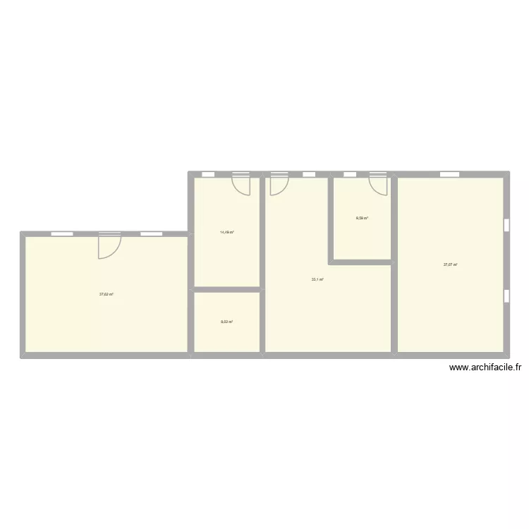 &eacute;table andenne. Plan de 6 Pièces et 140 m²