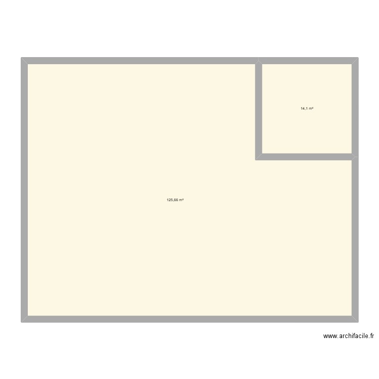 Plan1 MORTIER. Plan de 2 pièces et 140 m2