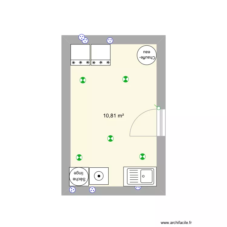 Cellier. Plan de 1 et 11 m² Cellier. Plan de 1 et 11 m²