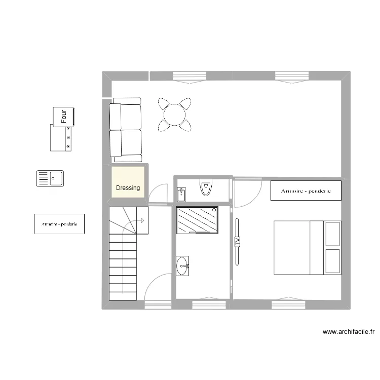 PLAN RDC CLAMART MODIFIE 1. Plan de PLAN RDC CLAMART MODIFIE 1. Plan de
