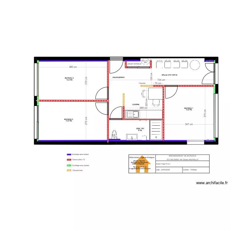 PLAN ETAT DES LIEUX ANDRIEUX 11. Plan de 