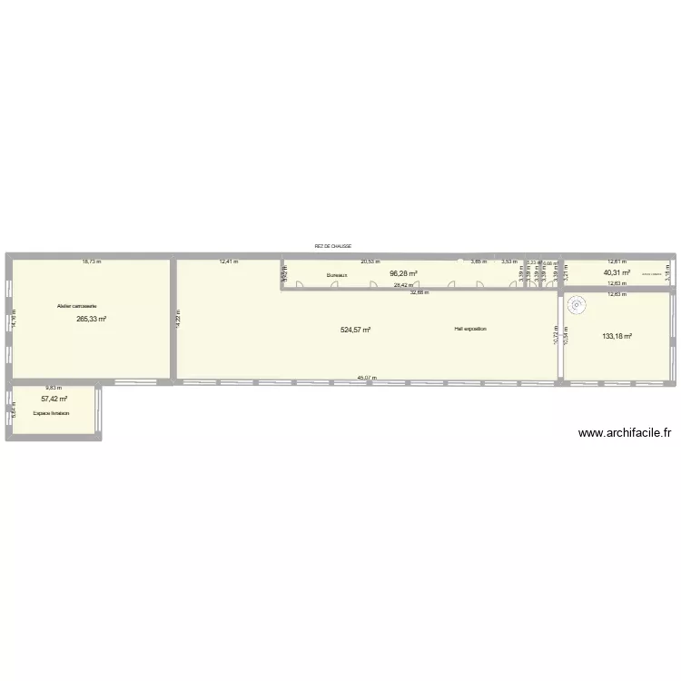 REZ DE CH MERCEDES 4. Plan de 