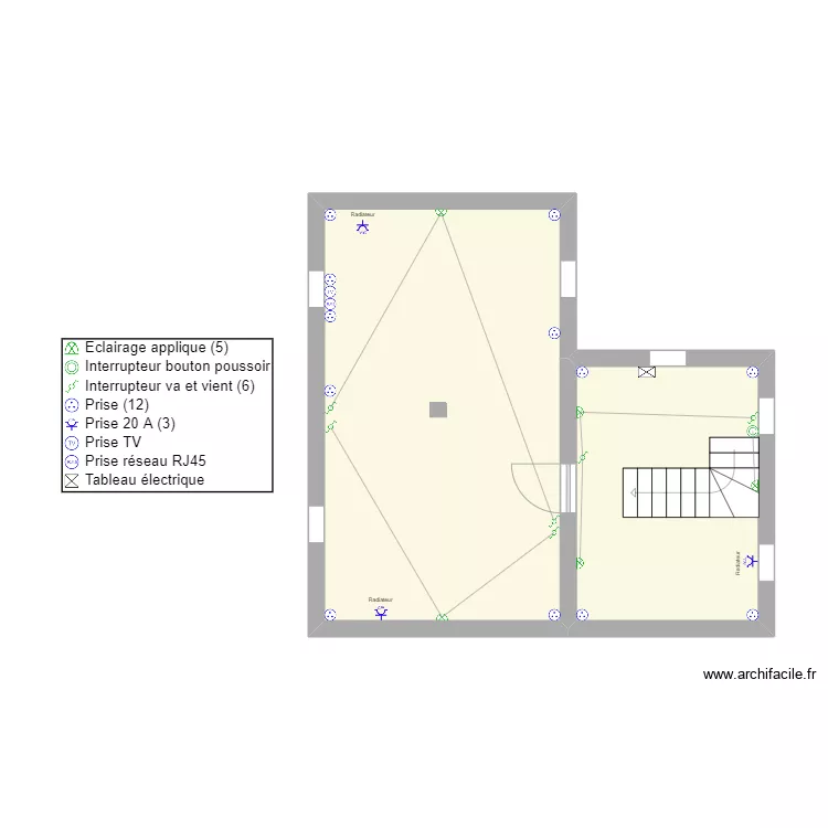 Jules Ferry - A - Elec Sous-sol. Plan de 
