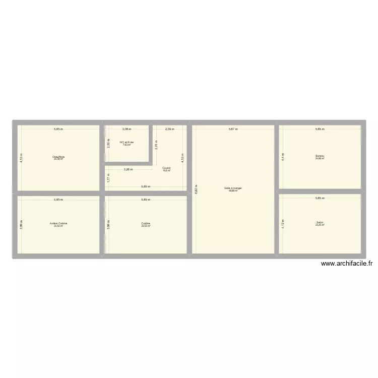RDC Courcelles2. Plan de 8 et 193 m² RDC Courcelles2. Plan de 8 et 193 m²