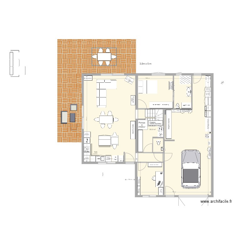 MA MAISON Globale 06/12/2025. Plan de 1 pièce et 139 m2