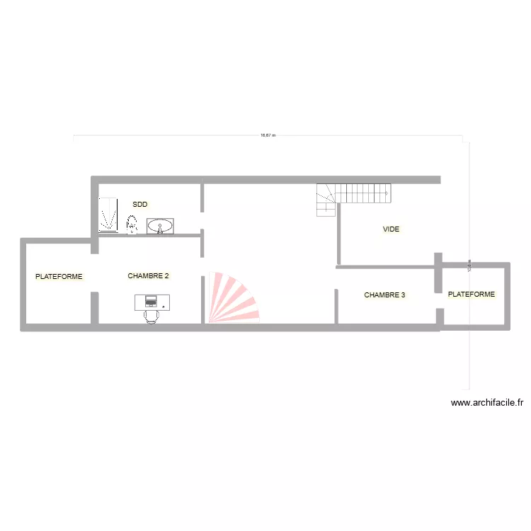 PLAN MERCIER TAMARA MEZZANINE. Plan de 