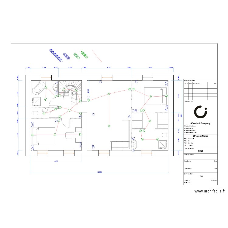 1er Savigny. Plan de 0 pièce et 0 m2