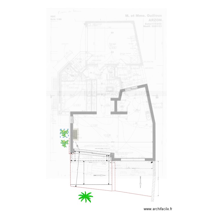 Arzon nouvelle terrasse TQC. Plan de 0 pièce et 0 m2