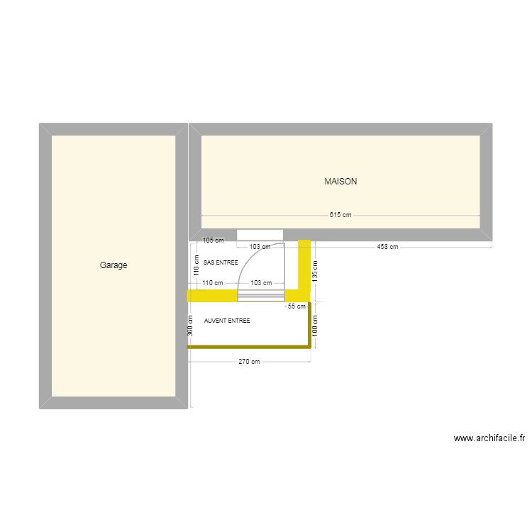 Rixensart V1. Plan de 2 pièces et 29 m2