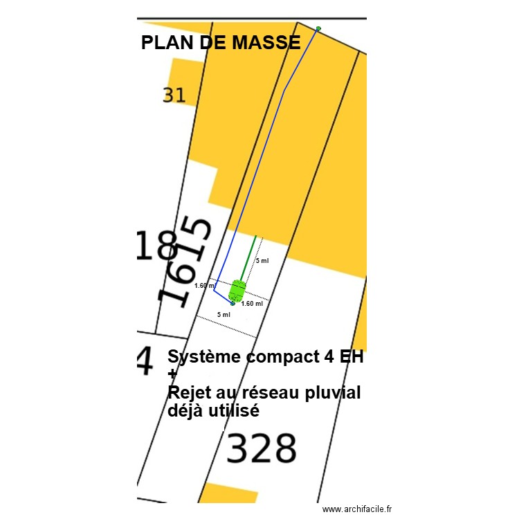 Loze. Plan de 0 pièce et 0 m2
