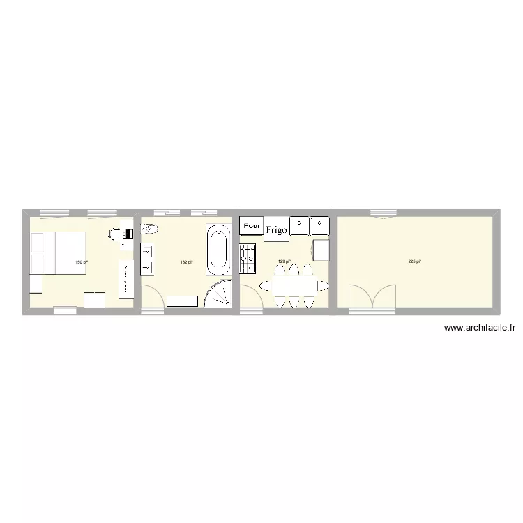 salle de bain. Plan de salle de bain. Plan de