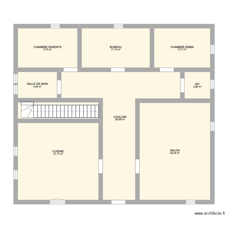 GUEUGNON RIGNY. Plan de 0 pièce et 0 m2