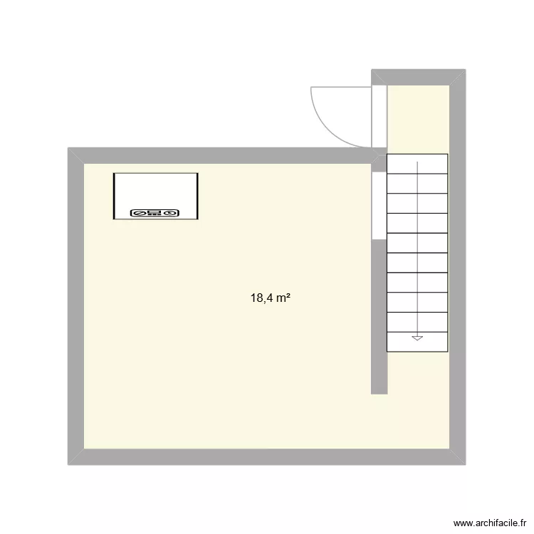 Cave Proman. Plan de 1 et 18 m² Cave Proman. Plan de 1 et 18 m²