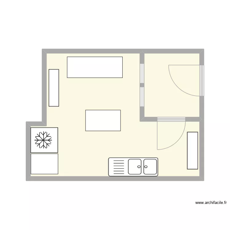 Collard. Plan de 2  et 24 m²