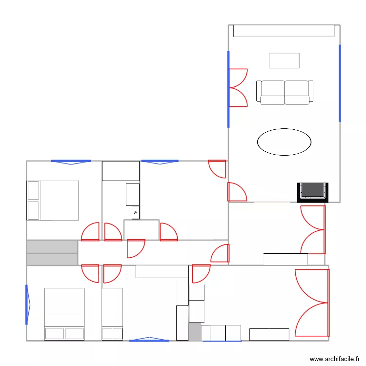 MAISON SGXV Sans cotation. Plan de 12 et 110 m² MAISON SGXV Sans cotation. Plan de 12 et 110 m²