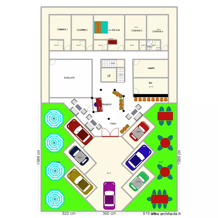 amenagement rdc2. Plan de 