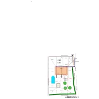 plan de masse apr&egrave;s travaux abri jardin