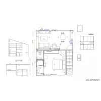 Remise: chambre + coin salon - cuisine projet 2