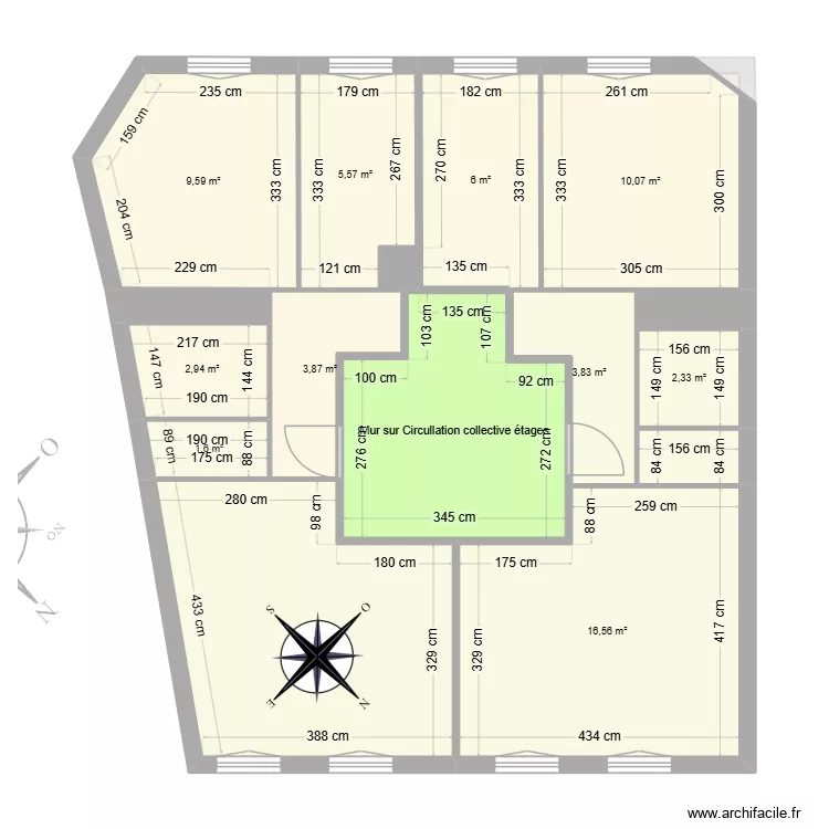 dax. Plan de 67  et 847 m²