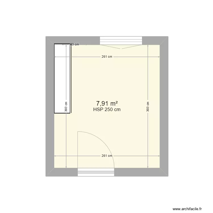 Salle de bain - projet Augustin V2. Plan de 