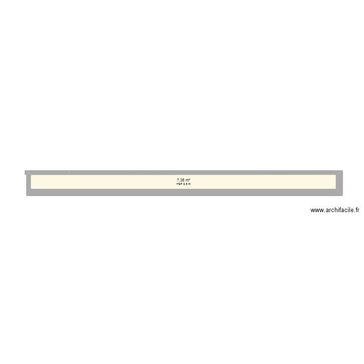 CONCEOTION ELECTRIQUE. Plan de 1 pièce et 7 m2