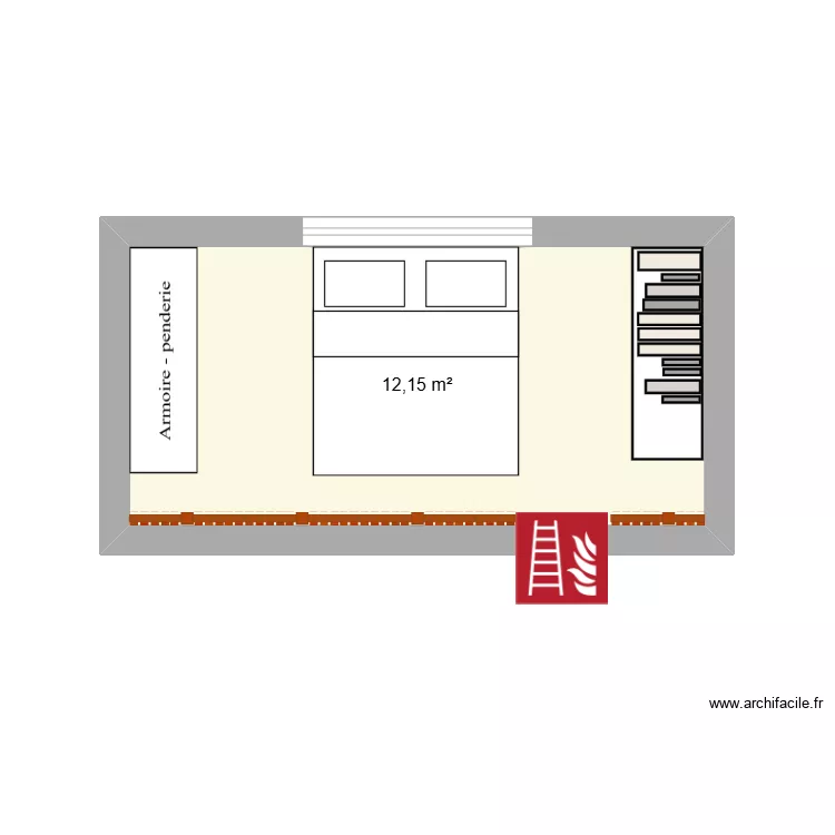 Marot rez de jardin. Plan de 