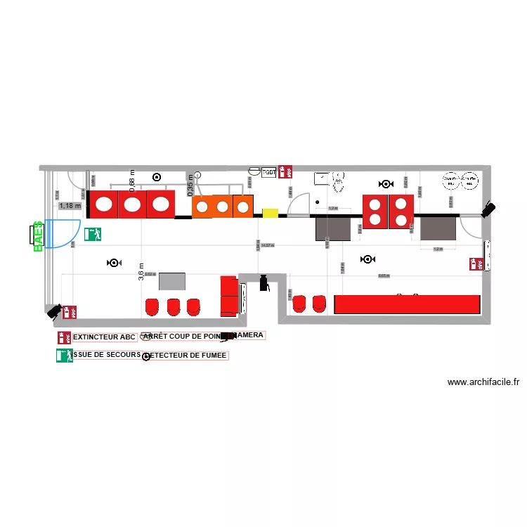 Primus Port-Vendres -Plan s&eacute;curit&eacute;. Plan de 