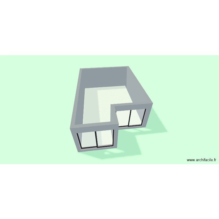 maison Pierre2. Plan de 1 pièce et 40 m2